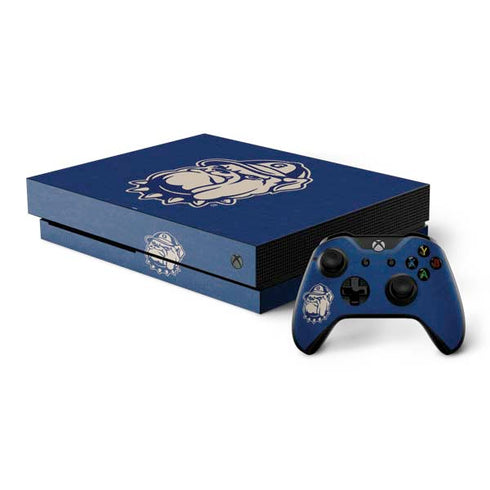 Georgetown University Jack the Bulldog Mascot Xbox One X Bundle Skin