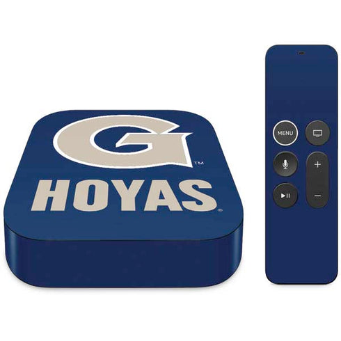 Georgetown University Large Logo Apple TV Skin