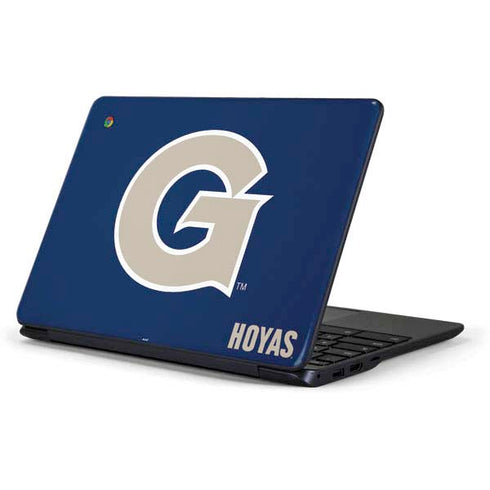 Georgetown University Large Logo Samsung Chromebook Skin