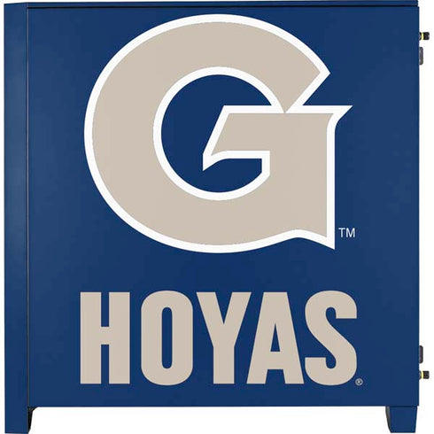 Georgetown University Large Logo Corsair 4000D Tempered Glass Mid-Tower ATX Case Skin