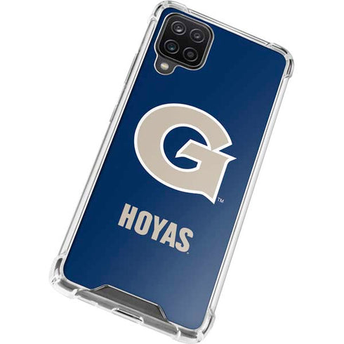 Georgetown University Large Logo Galaxy A12 Clear Case