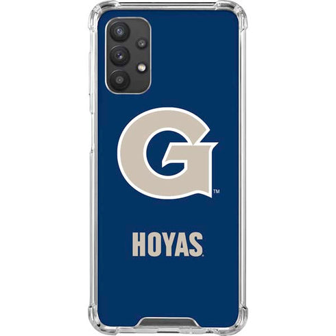 Georgetown University Large Logo Galaxy A32 5G Clear Case
