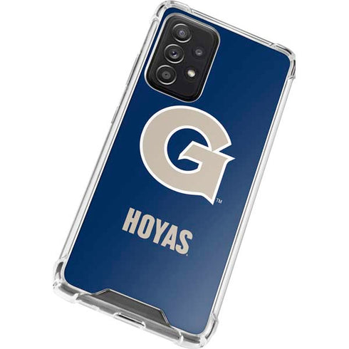 Georgetown University Large Logo Galaxy A52 5G Clear Case