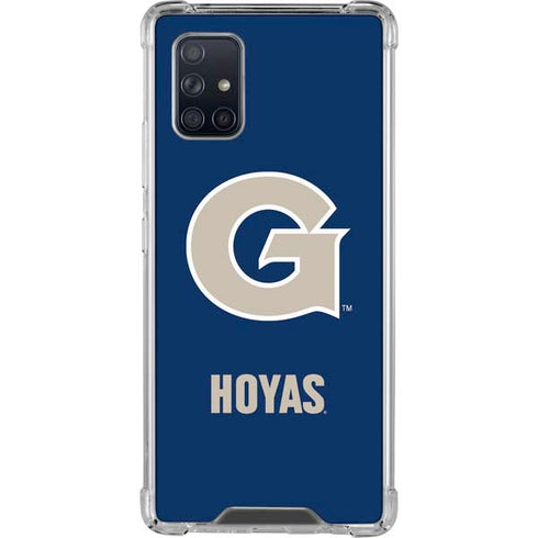 Georgetown University Large Logo Galaxy A71 5G Clear Case