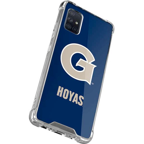 Georgetown University Large Logo Galaxy A71 5G Clear Case