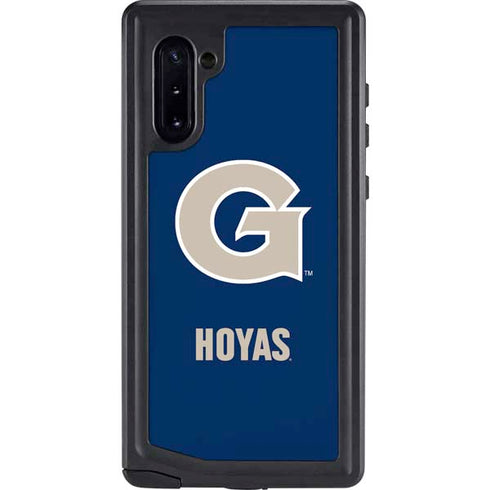 Georgetown University Large Logo Galaxy Note 10 Waterproof Case