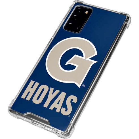 Georgetown University Large Logo Galaxy Note20 5G Clear Case