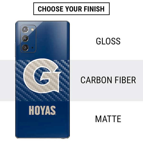 Georgetown University Large Logo Galaxy Note20 5G Skin