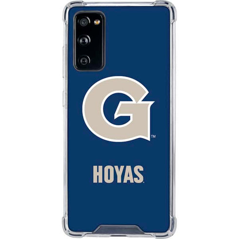 Georgetown University Large Logo Galaxy S20 FE Clear Case
