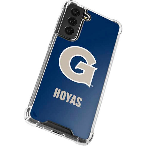 Georgetown University Large Logo Galaxy S22 Clear Case