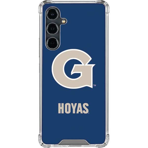 Georgetown University Large Logo Galaxy S23 FE Clear Case