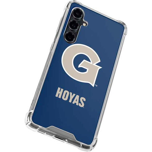 Georgetown University Large Logo Galaxy S23 FE Clear Case