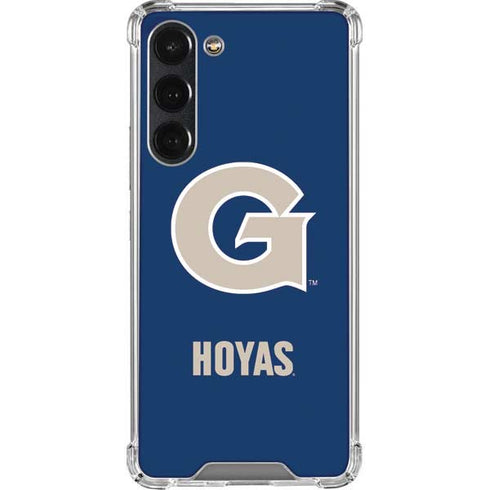 Georgetown University Large Logo Galaxy S23 Plus Clear Case