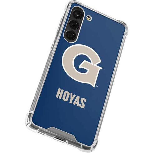 Georgetown University Large Logo Galaxy S23 Plus Clear Case
