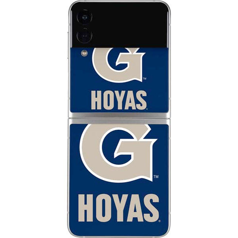 Georgetown University Large Logo Galaxy Z Flip3 5G Skin