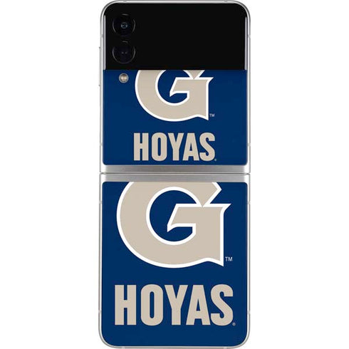 Georgetown University Large Logo Galaxy Z Flip4 5G Skin