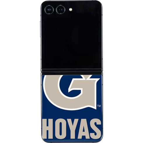 Georgetown University Large Logo Galaxy Z Flip5 5G Skin