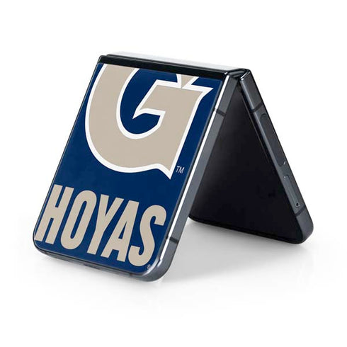 Georgetown University Large Logo Galaxy Z Flip5 5G Skin