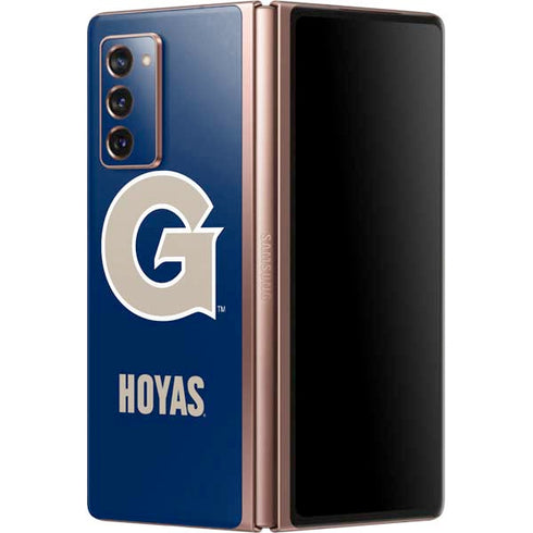 Georgetown University Large Logo Galaxy Z Fold2 5G Skin