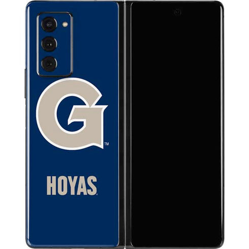 Georgetown University Large Logo Galaxy Z Fold2 5G Skin