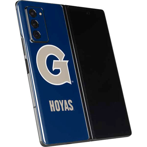 Georgetown University Large Logo Galaxy Z Fold2 5G Skin