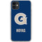 Georgetown University Large Logo iPhone 11 Clear Case