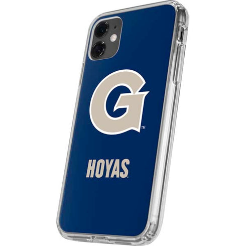 Georgetown University Large Logo iPhone 11 Clear Case