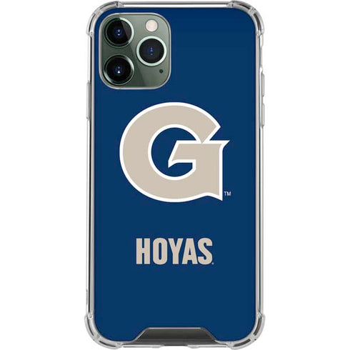 Georgetown University Large Logo iPhone 11 Pro Max Clear Case