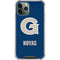 Georgetown University Large Logo iPhone 11 Pro Max Clear Case