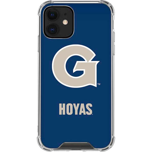 Georgetown University Large Logo iPhone 12 Clear Case