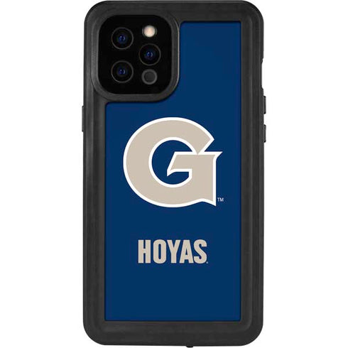 Georgetown University Large Logo iPhone 12 Pro Max Waterproof Case