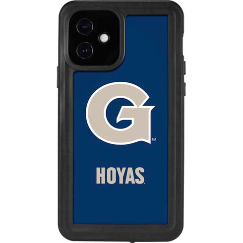 Georgetown University Large Logo iPhone 12 Waterproof Case