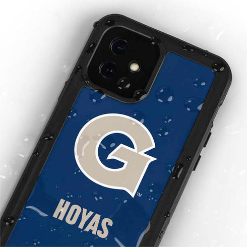 Georgetown University Large Logo iPhone 12 Waterproof Case