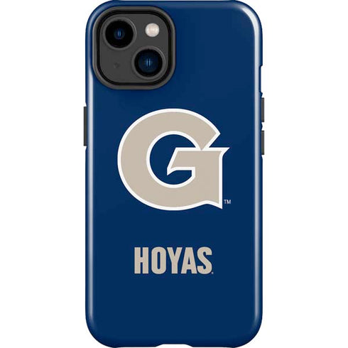 Georgetown University Large Logo iPhone 14 Plus Impact Case