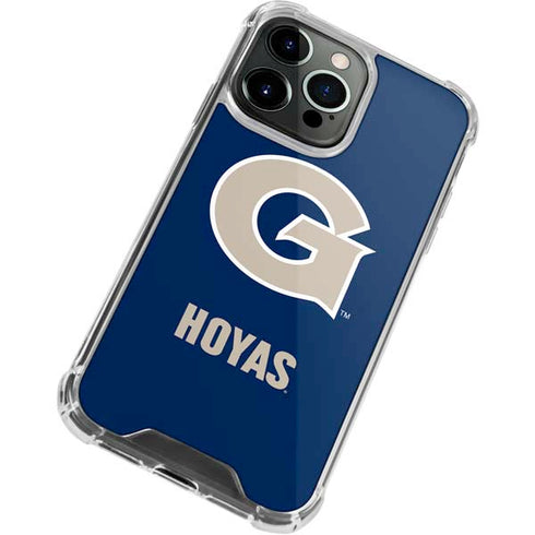 Georgetown University Large Logo iPhone 15 Pro Clear Case