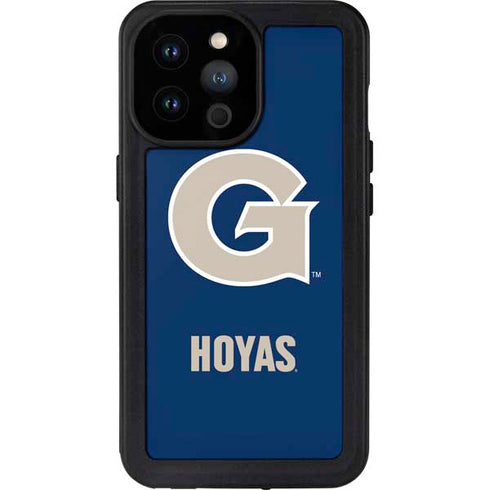 Georgetown University Large Logo iPhone 14 Pro Max Waterproof Case