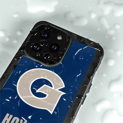 Georgetown University Large Logo iPhone 14 Pro Max Waterproof Case