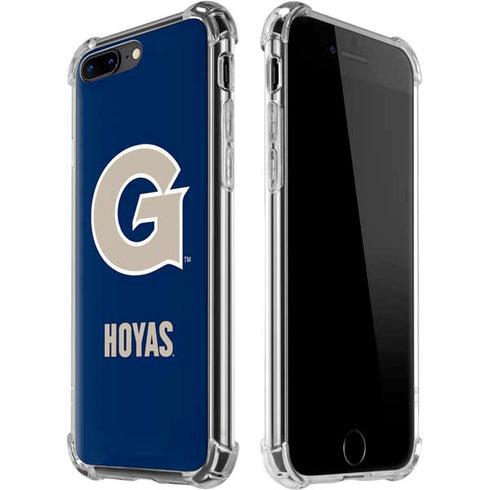 Georgetown University Large Logo iPhone 7/8 Plus Clear Case