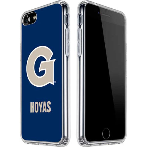 Georgetown University Large Logo iPhone SE (2nd & 3rd Gen) Clear Case