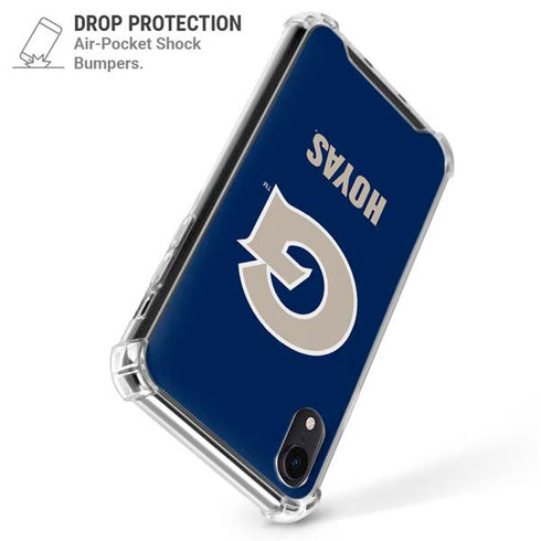 Georgetown University Large Logo iPhone XR Clear Case