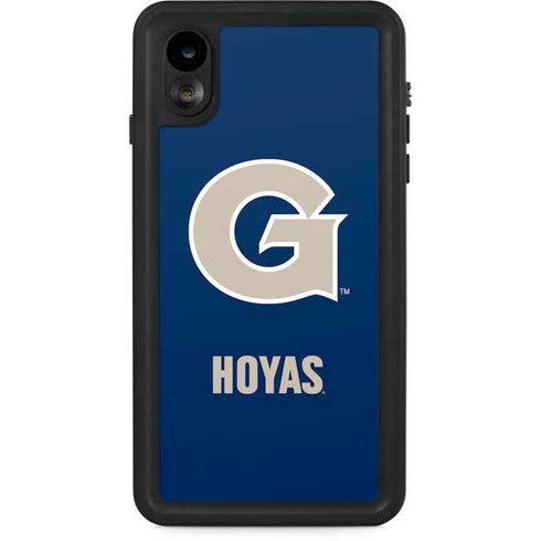 Georgetown University Large Logo iPhone XR Waterproof Case