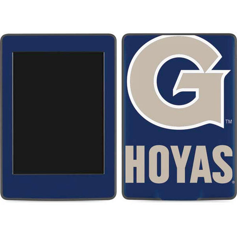 Georgetown University Large Logo Amazon Kindle Skin