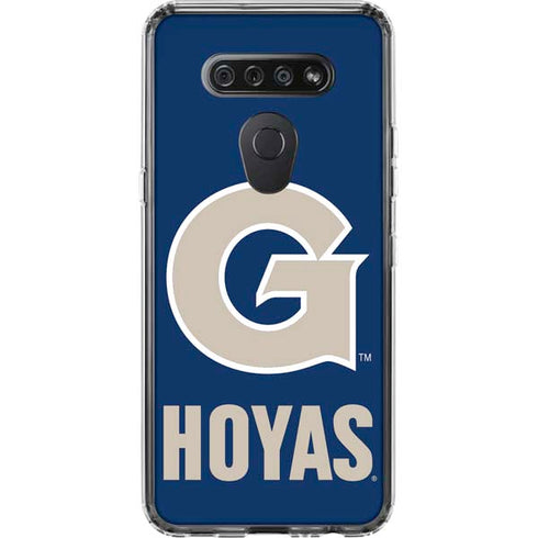Georgetown University Large Logo LG K51/Q51 Clear Case