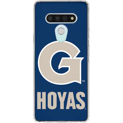 Georgetown University Large Logo LG Stylo 6 Clear Case