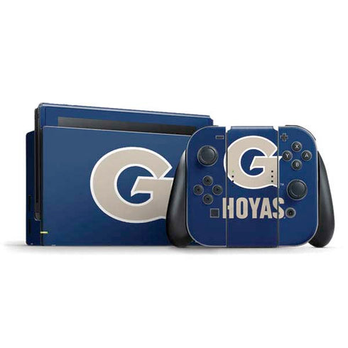 Georgetown University Large Logo Nintendo Switch Bundle Skin