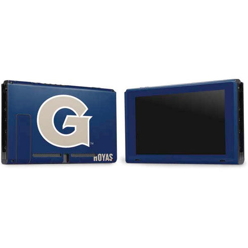 Georgetown University Large Logo Nintendo Switch Bundle Skin
