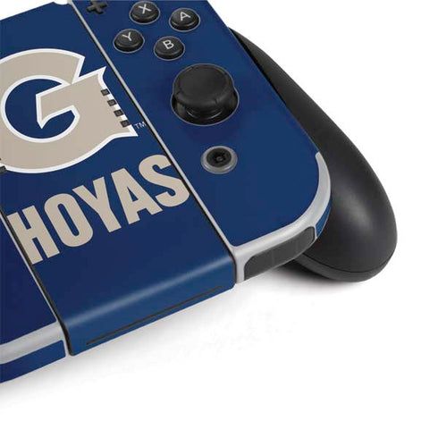 Georgetown University Large Logo Nintendo Switch OLED (2021) Skin