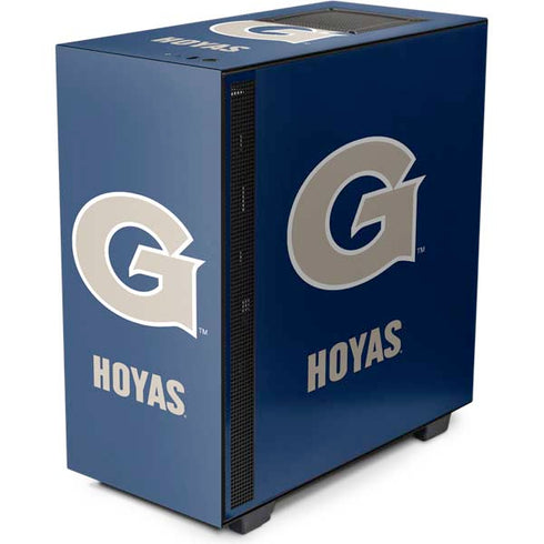 Georgetown University Large Logo NZXT H510 Compact ATX Mid-Tower Case Skin
