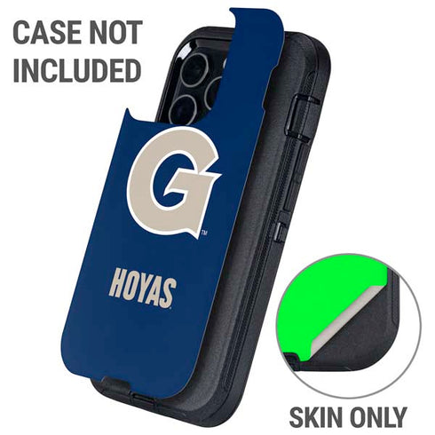 Georgetown University Large Logo Otterbox Defender iPhone Skin