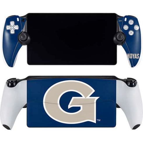 Georgetown University Large Logo PlayStation Portal Remote Player Skin